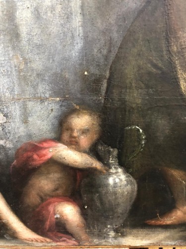 Louis XIII - “The Gold Apple and the Three Goddesses. Venetian school of the 17th century