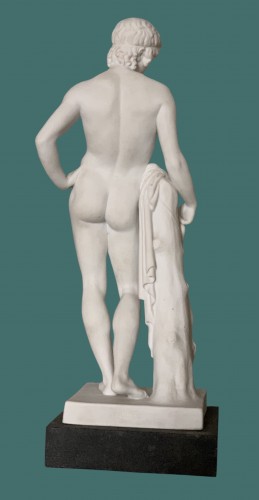 Adonis, Bisque Figurine After Thorvaldsen, Royal Copenhagen Manufactory - 