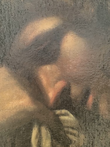 17th century - “Saint John the Baptiste” in suite of Caravaggio, Napoli or Rom, circa 1620