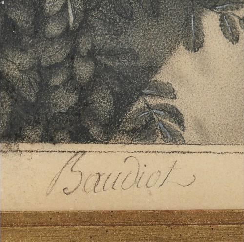 Tableaux et dessins Dessin, Aquarelle & Pastel - Une Merveilleuse du Directoire signé François Boudiot