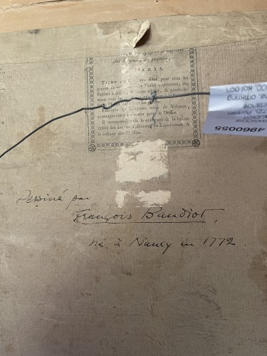 XVIIIe siècle - Une Merveilleuse du Directoire signé François Boudiot