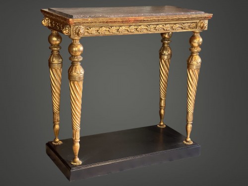 Gustavian Center-table r Console with Lions - Furniture Style Directoire