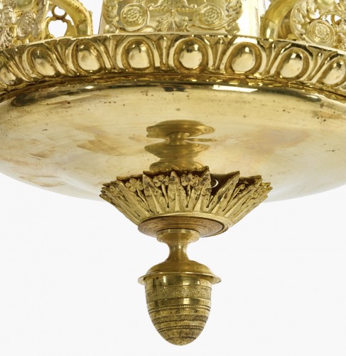 Chandelier Swan Motifs, SwedenMid-19th century - 
