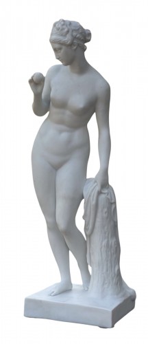 Ève à la Pomme d’après Thorvaldsen, biscuit Bing & Grondhal 1866