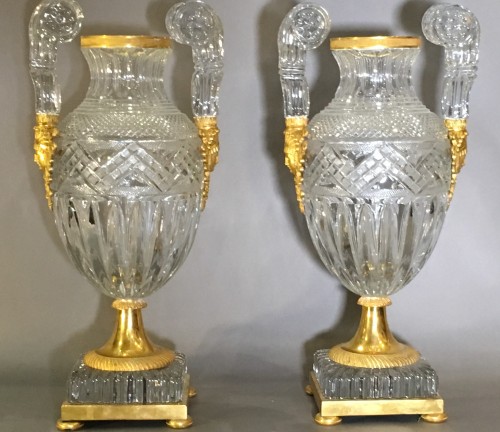 Pair of Russian Imperial Vases - Decorative Objects Style 