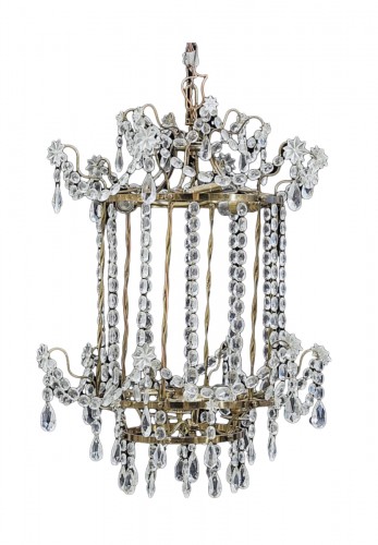 Crystal lantern Gustavian style 