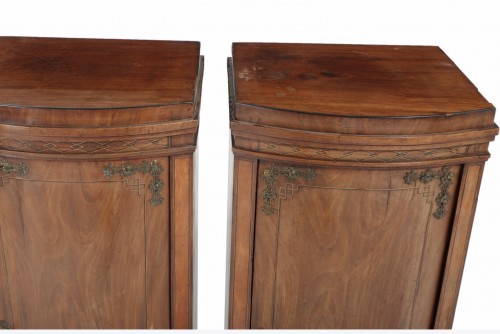 Pair of Pedestal Cabinets Neo classics Danemark, 1850 - 