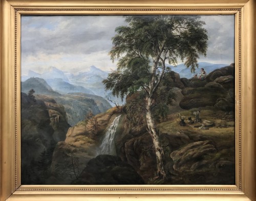 Paysage de Montagne - Niels Grønbek Rademacher (1812-1885)