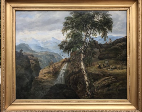 Louis-Philippe - Paysage de Montagne - Niels Grønbek Rademacher (1812-1885)