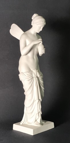 « Psychée » after Thorvaldsen - Biscuit Bing&amp;Grondall  Factory - Porcelain & Faience Style Napoléon III