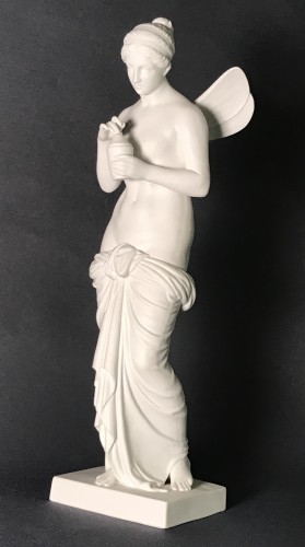 Porcelain & Faience  - « Psychée » after Thorvaldsen - Biscuit Bing&amp;Grondall  Factory