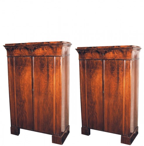 A pair of Biedermeier Cabinets , circa 1820