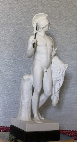 Figurine « Jason » , Grand Biscuit d’après Thorvaldsen B&G., 1862 - Galerie Golovanoff