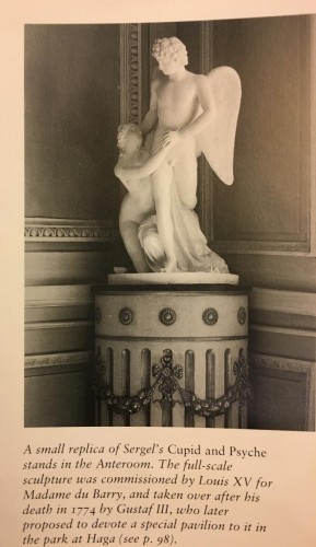 Cupidon et Psyché - biscuit d’après Tobias Sergei, Gustevsberg circa 1890 - Sculpture Style 