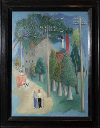 Serge FERAT (1881-1958) - Promenade sur le chemin