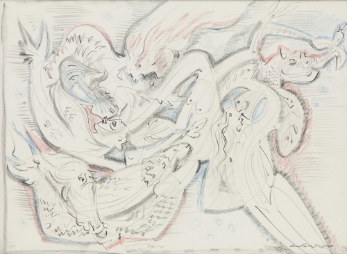 André Masson (1896-1987) - Metamorphose marine