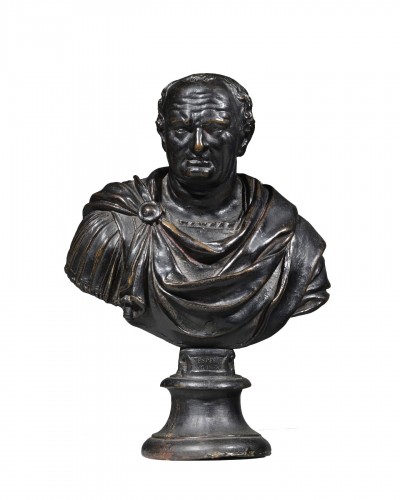 Bust of the emperor Vespasian - Willem Danielsz.Van Tetrode (avant 1530-1585)