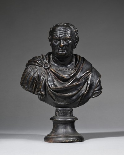 Bust of the emperor Vespasian - Willem Danielsz.Van Tetrode (avant 1530-1585) - Sculpture Style Renaissance