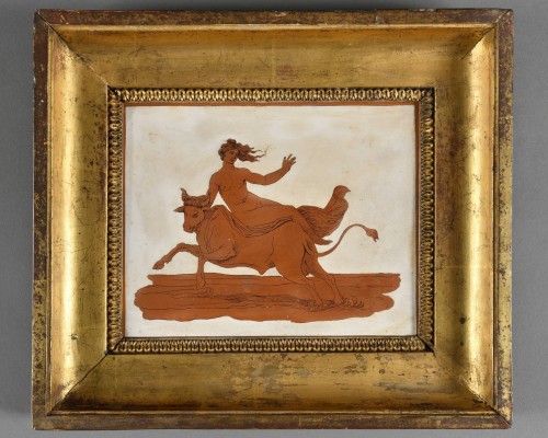 The Rape of Europe - Scagliola - Decorative Objects Style 