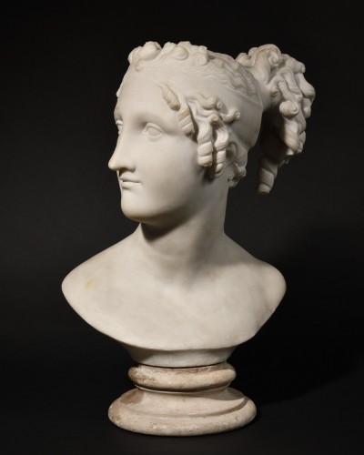 Buste de Terpsichore d’après Canova - Sculpture Style Louis-Philippe