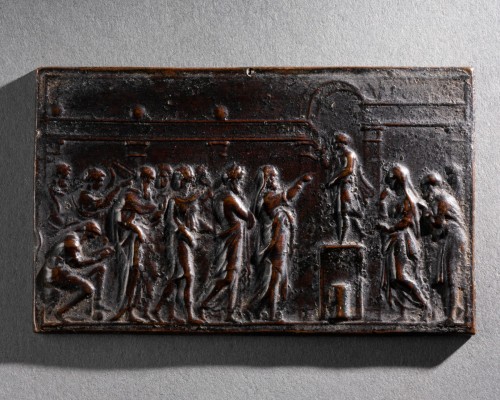 Valerio Belli (1468-1546) - Jésus parmi les docteurs - Art sacré, objets religieux Style 