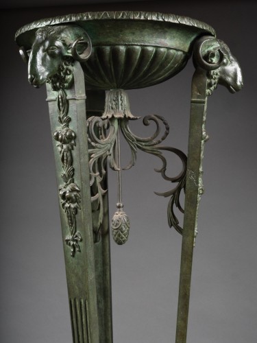 XIXe siècle - Athénienne en bronze, Italie XIXe siècle