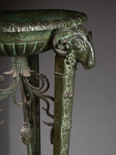Athénienne en bronze, Italie XIXe siècle - 