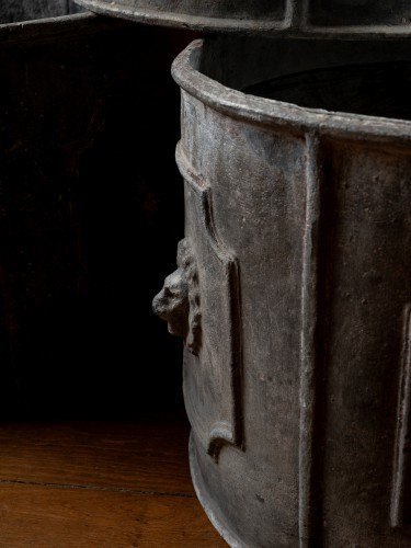 19th century - Four victirian Lead planters, circa 1850