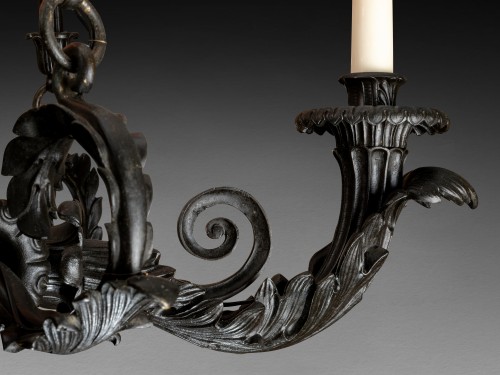 Luminaires Lustre - Lustre en bronze vers 1830