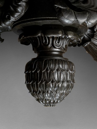 bronze chandelier circa 1830 - 
