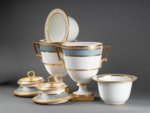 Céramiques, Porcelaines  - Manufacture Dihl et Guérhard - Paire de glacières en porcelaine