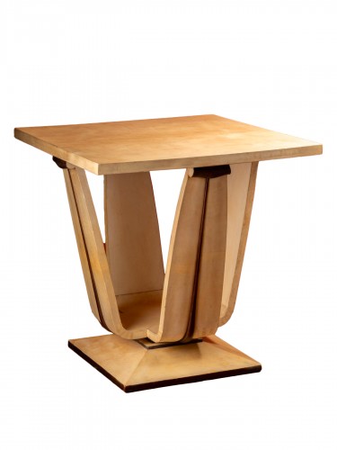 Parchment Pedestal table - André Arbus (1903-1969)