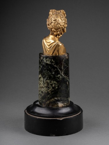 Sculpture Sculpture en Bronze - Buste de l'Apollon du Belvédère