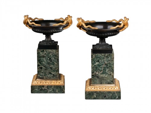 Pair of Louis-Philippe period cups.