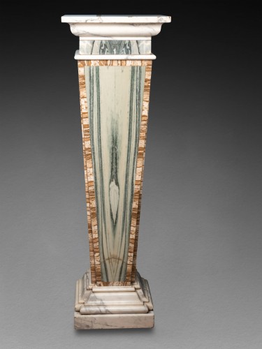 Paire de pilastres gainés en cipollino – XXe siècle - Objet de décoration Style 