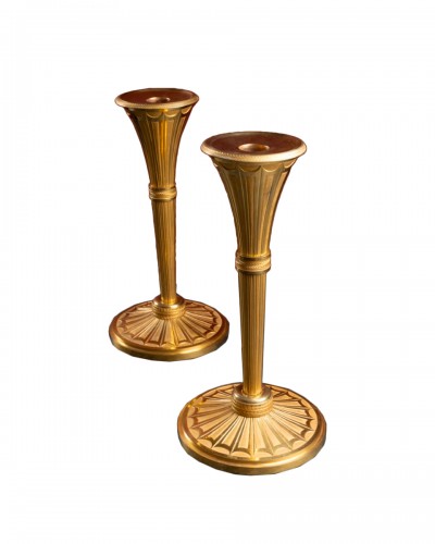 Pair Of Gustavian Candlesticks 