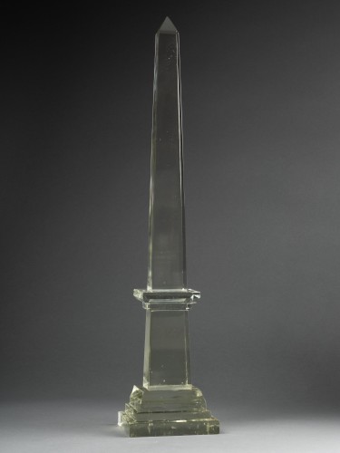 Glass Obelisk – Restauration period - Decorative Objects Style Restauration - Charles X