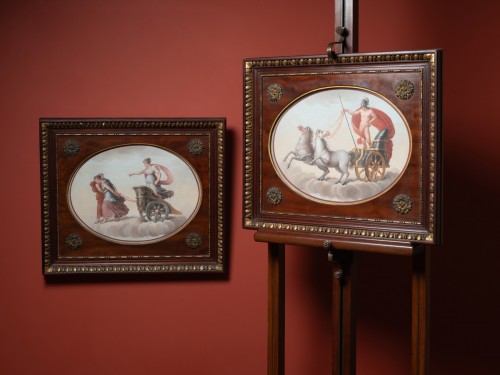 Allégories de la Lune et de Mars, par Michelangelo Maestri d'après Udine et del Vaga - Galerie Lamy Chabolle