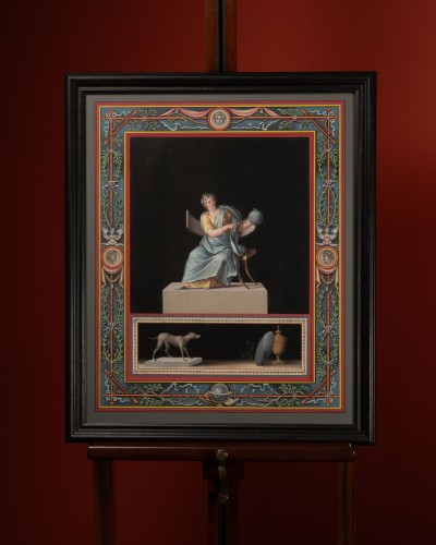 Tableaux et dessins Tableaux XVIIIe siècle - Apollon et Uranie par Michelangelo Maestri