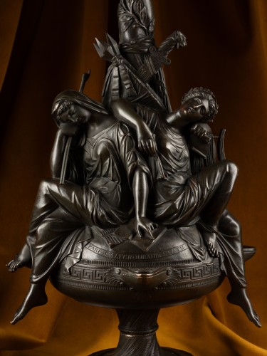 Lampe de la Poésie et la Philosophie, par François-Félix Roubaud - Luminaires Style Napoléon III