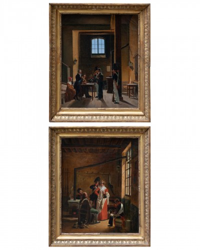 The Brandy Merchentess and Interrogation at the Guardhouse by Le Camus