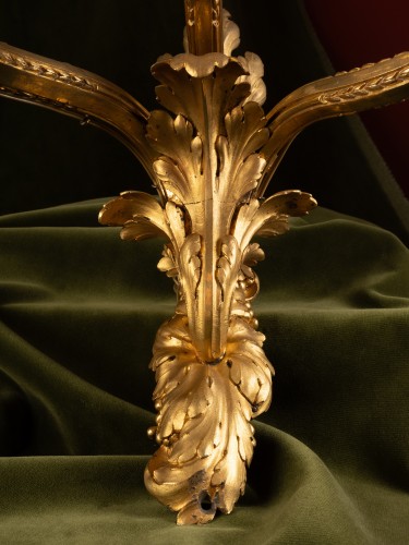 Set Of Four “Transition” Gilt Bronze Three-light Wall-lights - Lighting Style Transition