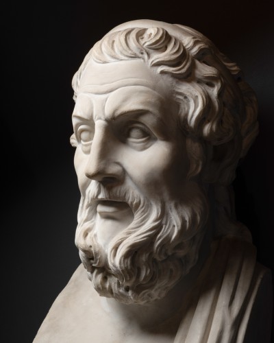 Bust formerly identified as Apollonius of Tyana, attributed to Albacini - 