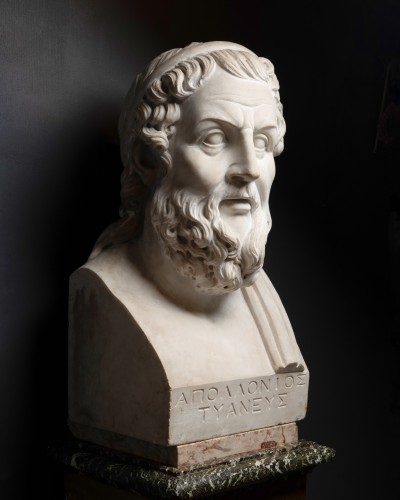 18th century - Bust formerly identified as Apollonius of Tyana, attributed to Albacini