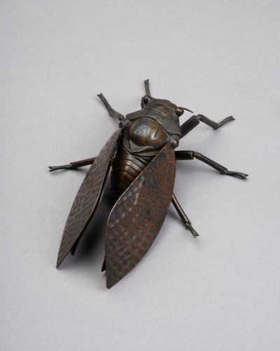Asian Works of Art  - Meiji Jizai Cicada