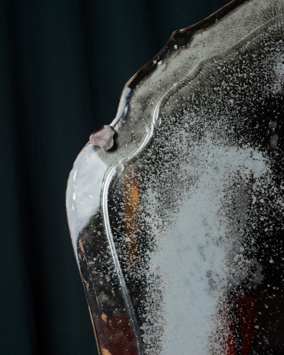 Mirrors, Trumeau  - Two Queen Anne style gilt-metal mounted mirror sconces