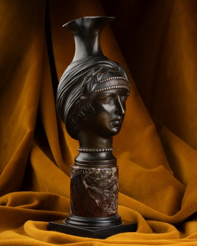 Decorative Objects  - Vase in the Form of a Female Head