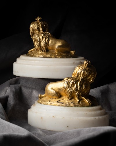 Decorative Objects  - Two of the so-called dogs of the Marquise de Pompadour