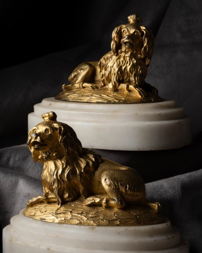 Two of the so-called dogs of the Marquise de Pompadour - 