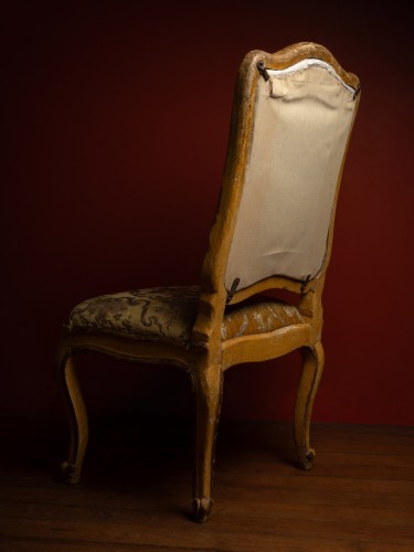 Set of six North-Italian chairs - Seating Style Louis XV